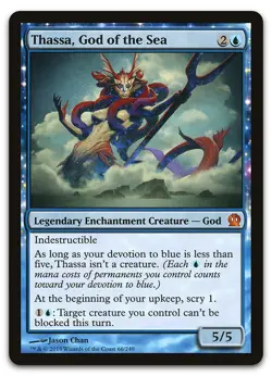 Thassa, God of the Sea #66 (LP) Theros THS Magic MTG - Image 1