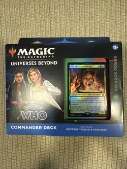 Magic The Gathering Doctor Who Commander Deck – Paradox Power (100-Card Deck, 2- - Image 1
