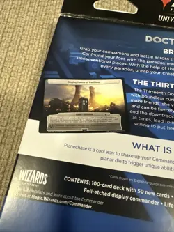 Magic The Gathering Doctor Who Commander Deck – Paradox Power (100-Card Deck, 2- - Image 4