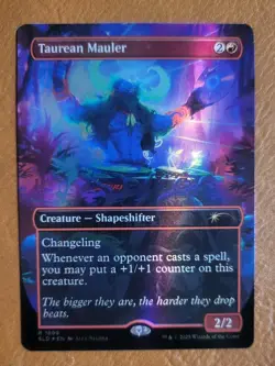 NM Double Rainbow Foil Taurean Mauler SLD #1899 Secret Lair Everyone's Invited - Image 1