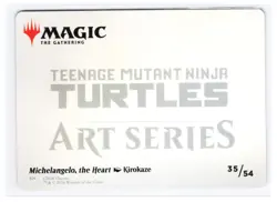 MTG TMNT ART SERIES 35/54 Michelangelo, The Heart - Image 2