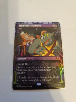 Splinter's Technique Showcase FOIL MTG TMT Nm/M - Image 1