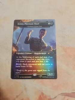 Benny, Platinum Thief-Tinybones, Trinket Thief Foil Secret Lair MTG NM - Image 1