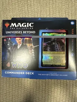 MTG Doctor Who Masters of Evil Commander Deck | Precon | Magic Universes Beyond - Image 1