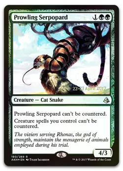 Prowling Serpopard #180 (Foil) (MP) Prerelease Cards PRE Magic MTG - Image 1