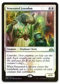 Venerated Loxodon #30 (Foil) (NM) Guilds of Ravnica GRN Magic MTG - Image 1