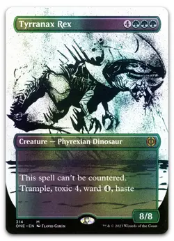 Tyrranax Rex (Showcase) #314 (Foil) (NM) Phyrexia All Will Be One ONE Magic MTG - Image 1
