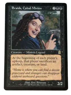 MTG Braids, Cabal Minion Odyssey LP Regular Vintage Old School Magic - Image 1