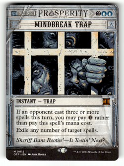 Mindbreak Trap 12 Normal M Outlaws of Thunder Junction: Breaking News LP - Image 1