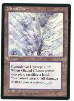 Glacial Chasm -- MTG (SP Quality) - Legends - See scans!! - Image 1