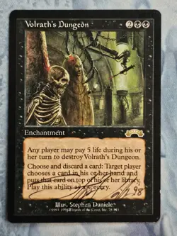 Volrath's Dungeon - Exodus - Magic the Gathering - Signed - Stephen Daniele - Image 1