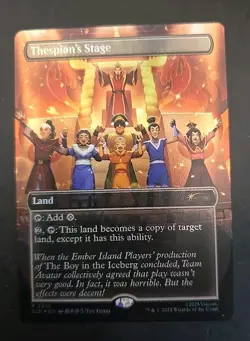 Thespian's Stage Secret Lair Drop MTG Rainbow Foil Near Mint - Image 1