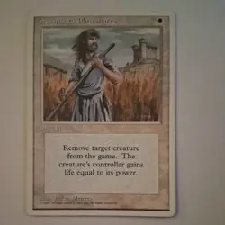 Mtg Swords To Plowshares - Magic the Gathering Revised Swords To Plowshares - Image 1