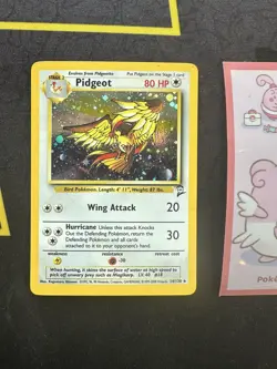 Pokemon Card Pidgeot Base Set 2 14/130 Unlimited Holo Rare 189💎NM LP +💎 - Image 1