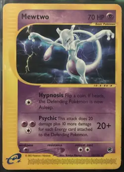 Pokemon Mewtwo TCG Expedition Card 56/165 Regular Rare - Image 1