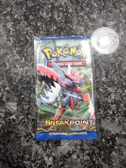 ONE Pokemon XY BREAKpoint Booster Pack New & Factory Sealed From tin - Image 1