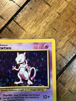 Pokemon TCG - Base Unlimited - Mewtwo 10/102 - WOTC Holo Rare LP - Image 4