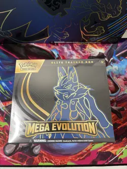 Pokemon TCG Mega Evolution Elite Trainer Box ETB Lucario FACTORY SEALED - Image 1