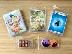 Pokemon Prismatic Evolutions - Eevee SVP 173 Promo Card (SEALED) w/ Sleeves - Image 1