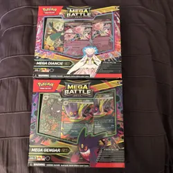 Pokemon TCG Set of 2 (1 of each) Gengar/Diancie ex Mega Battle Deck Sealed New - Image 1
