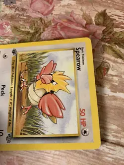 Pokemon TCG Spearow 62/64 Base Set 1st Edition 50 HP Common WOTC English - Image 2