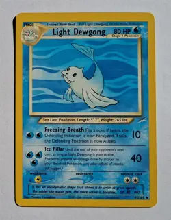 Pokemon - Light Dewgong - Neo Destiny 45/105 - Uncommon - NM - Image 1