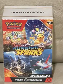 Pokemon TCG Scarlet & Violet Surging Sparks Booster Bundle NEW Factory SEALED - Image 1