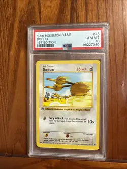 1999 Pokemon Game Dodo 1st Edition #48 PSA 10 Gem Mint - Image 1