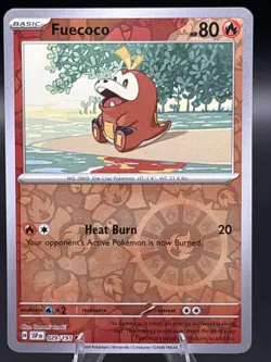 Pokemon TCG - Fuecoco - 029/191 - Surging Sparks - Reverse Holo - Image 1