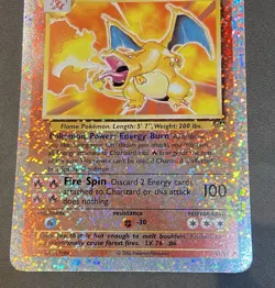 Pokemon Charizard S1 Legendary Collection 2002 Oversized Box Topper - NM/Mint - Image 4