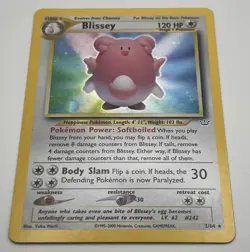 Pokemon Blissey Neo Revelation Holo Rare 2/64 120 HP Stage 1 2000 Card - Image 3