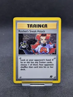 Pokemon Rocket's Sneak Attack 72/82 Team Rocket Rare WOTC NM - Image 1