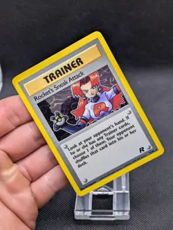 Pokemon Rocket's Sneak Attack 72/82 Team Rocket Rare WOTC NM - Image 2