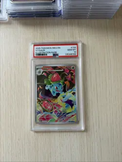 Pokemon TCG Ivysaur Illustration Rare Mega Evolution 134/132 PSA 10 - Image 1