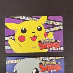 3 Pokemon Snap Blockbuster Video Smart Cards 1999 Pikachu Squirtle & Charmander - Image 2