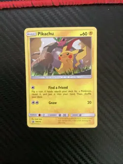Pokemon Pikachu SM234 SM Promo Holo Basic English Card Pokemon TCG NM - Image 1