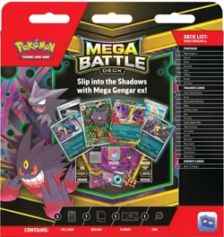 Pokemon Mega Gengar EX & Mega Diancie EX Battle Deck Bundle - Set of 2 - Sealed - Image 3
