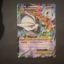 Pokemon M Mewtwo EX Holo Ultra Rare 63/162 Breakthrough 230 HP Vanishing Strike… - Image 1