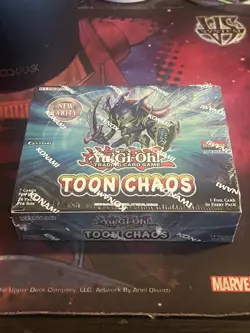 YUGIOH TCG TOON CHAOS 1st Edition ENGLISH Sealed Booster Box - Image 2
