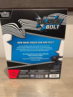 2025 Pokemon TCG Scarlet & Violet Black Bolt Binder Collection - Image 3