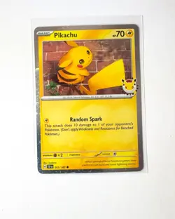Pikachu (Pokemon Day 2026) Common Miscellaneous Cards & Products 051/162 NM - Image 1