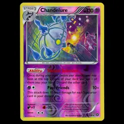 Chandelure | 50/114 | Pokemon, XY: Steam Siege, Reverse Holo, Rare Card - Image 1