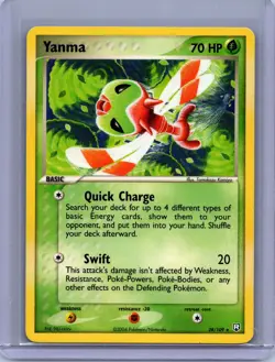 Yanma Regular *Rare (28/109) - Pokemon TCG - Team Rocket Returns - LP - Image 1