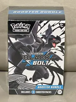 Pokemon TCG Scarlet & Violet Black Bolt Booster Bundle - NEW Factory SEALED - Image 1