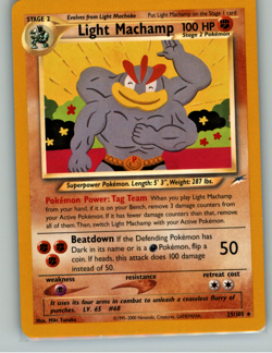 Pokemon TCG Neo Destiny Machamp - Image 1