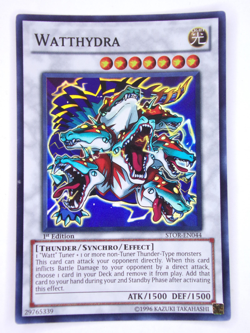 Yugioh / Watthydra / STOR-EN044 / 1st Ed / Super Rare /(LP) - Image 1