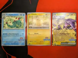 Pokemon Set 2024 Illustration Contest TCG PROMO Cards PIKACHU SVP214 - Image 1