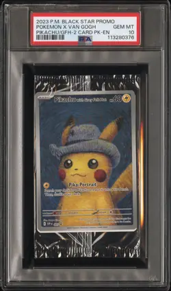 2023 POKEMON BLACK STAR PROMO CELLO PACK CELLO PSA 10 - Image 1