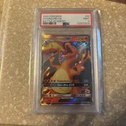 2020 POKEMON BATTLE ACADEMY #60 CHARIZARD GX PSA 9 - Image 1