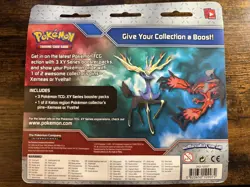 2014 Pokemon TCG Yveltal Pin 3-Pack Blister w/ XY Base Booster Packs - Image 2